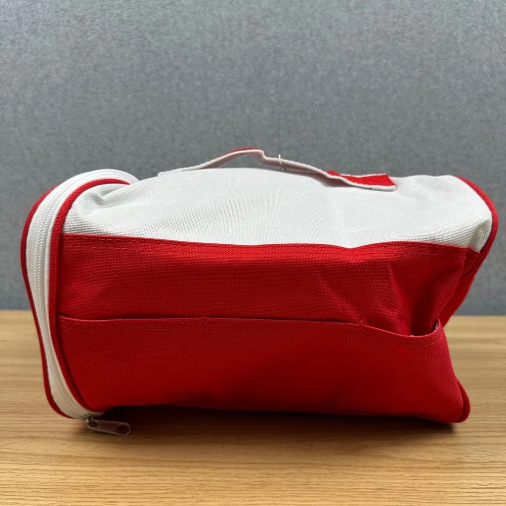Impact Merchandise Wildlife Rescue Kit Bag Kids Red White Canvas Travel Pouch
